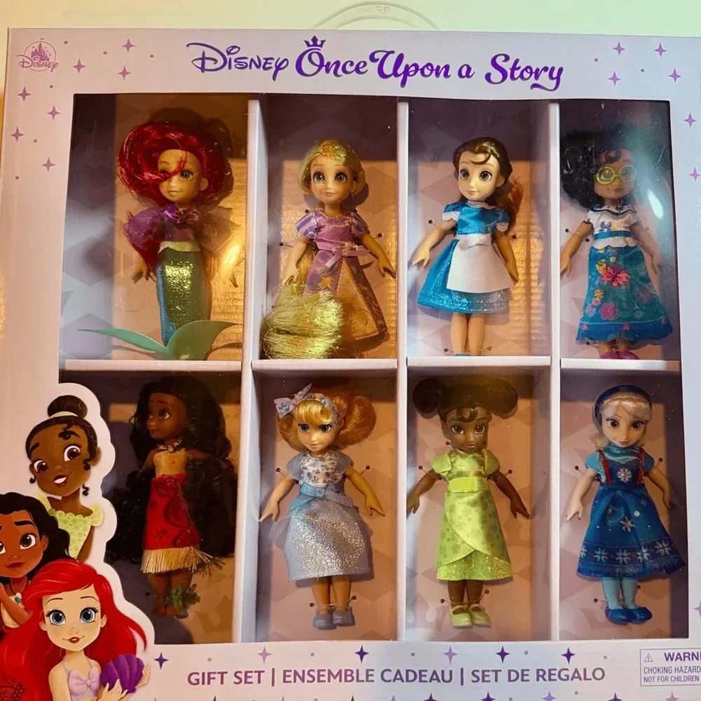 Once Upon a Story Mini Doll Gift Set 8 Dolls 5”H Disney Parks NEW NIB Princesses